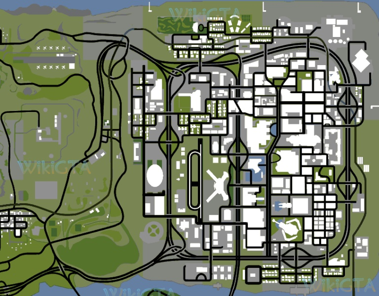 gta san andreas weapons location map