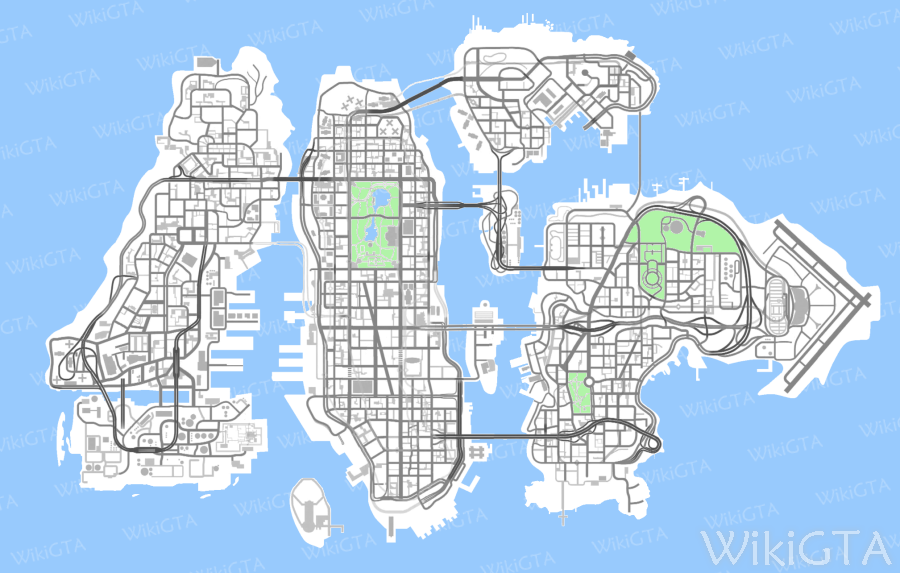 gta iv map