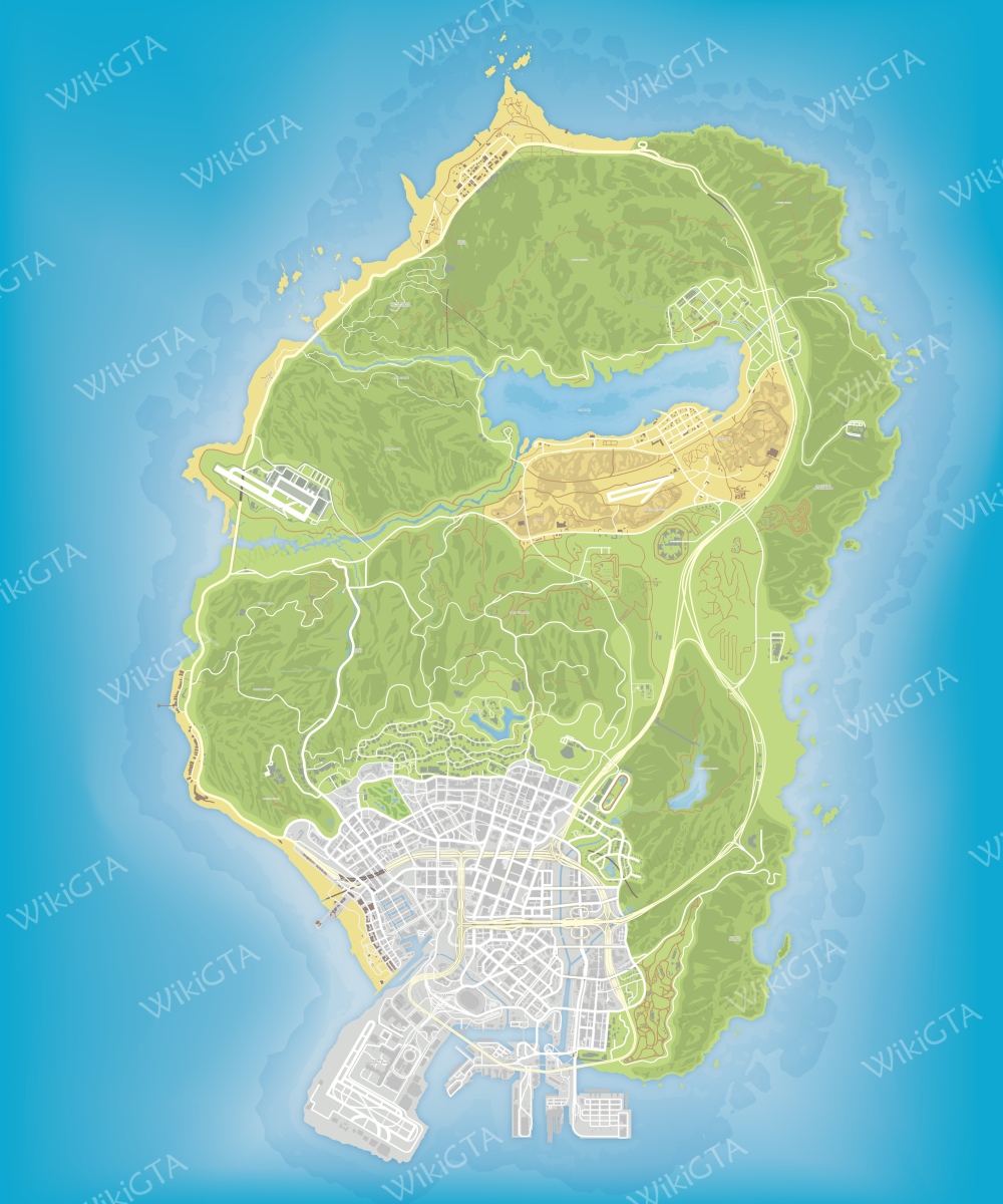 Grand Theft Auto 3 Map - Gta 3 Map - Pin